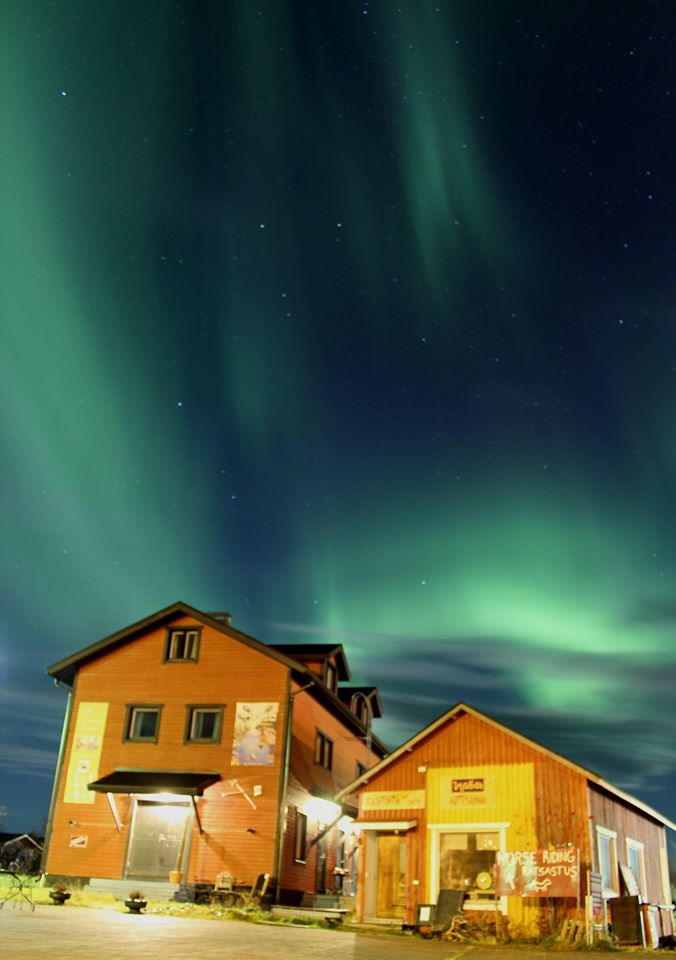 Northern Lights over Villa Lanca